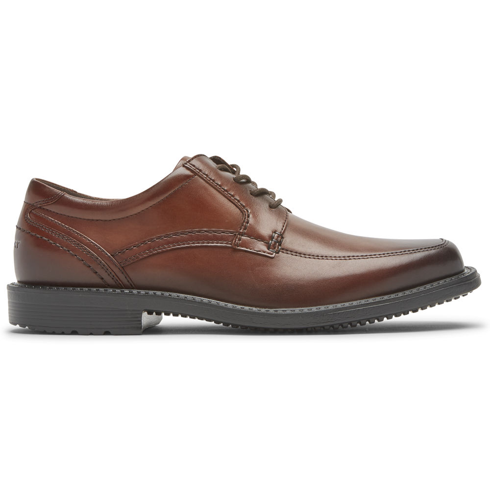 Rockport Mens Style Leader 2 Apron Toe - Lace Up Brown - NDB694270